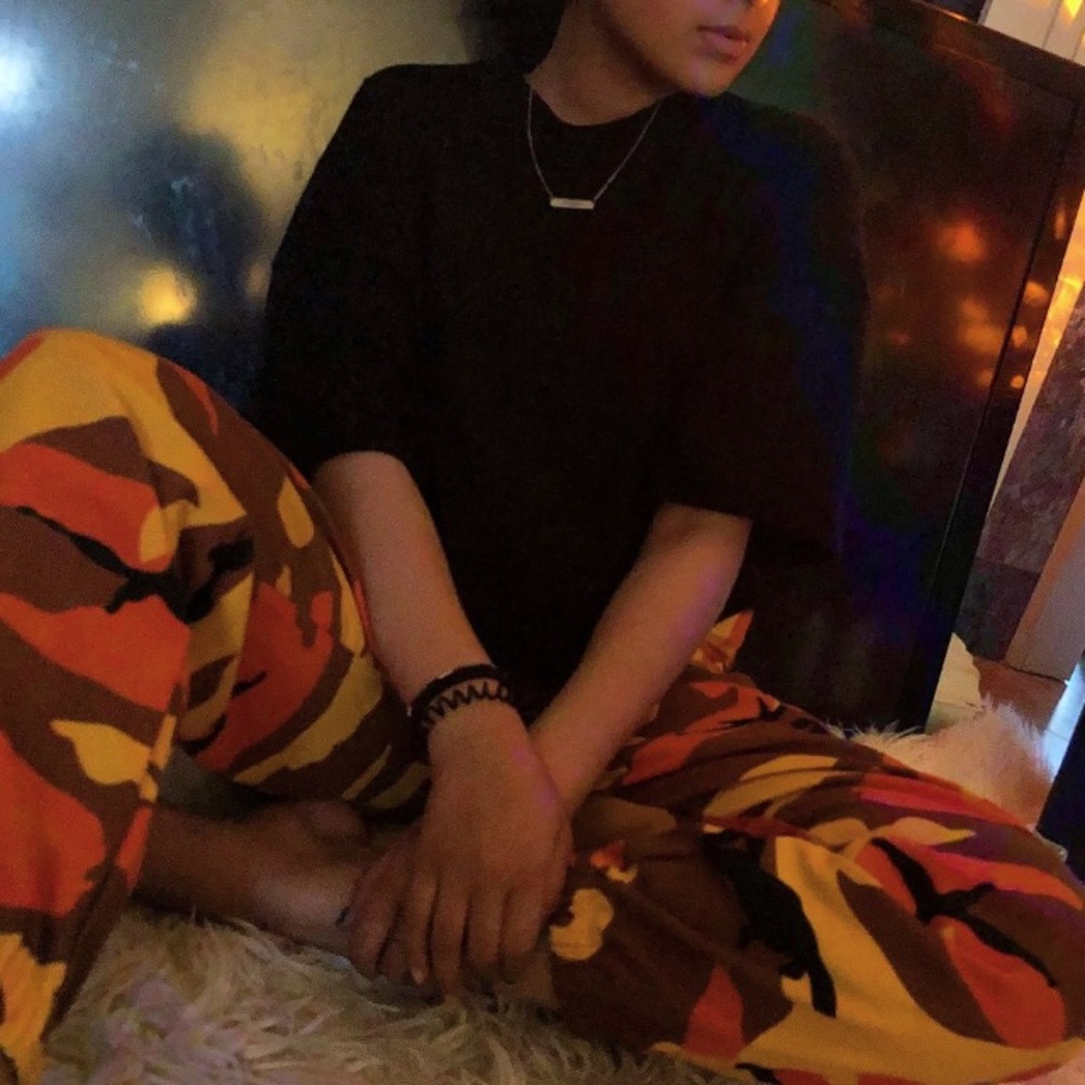 Orange Camo Pants